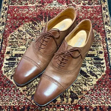 Saks Fifth Avenue 남성용 가죽 신발 이탈리아제