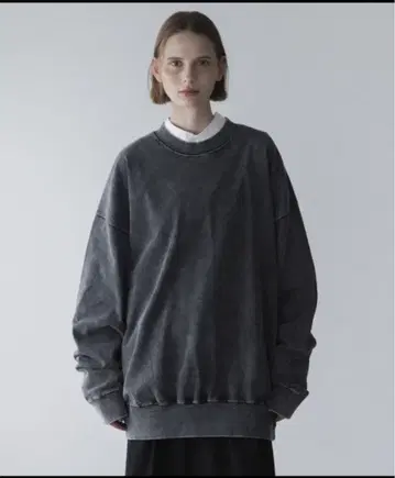 remer 루즈 베이직 스웨트 롱 티 맨투맨