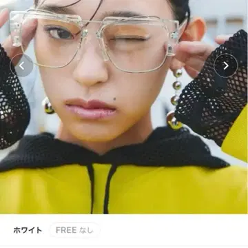 Narcissus 클리어 스퀘어 안경