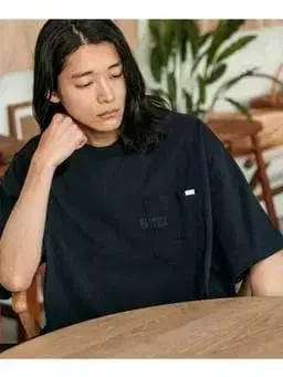 NAUTICA Hidden Logo S/S PKT 티 셔츠