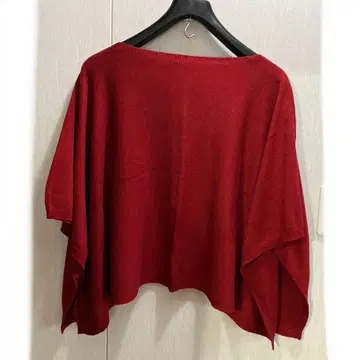 mino 2웨이 빨간색 판초