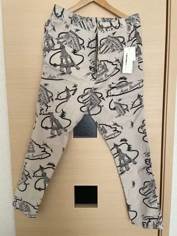 mercibeaucoup. 에펠탑 프린트 캐주얼 팬츠 사이즈 3