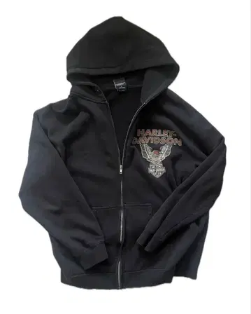 Harley Davidson 00s zip up hoodie