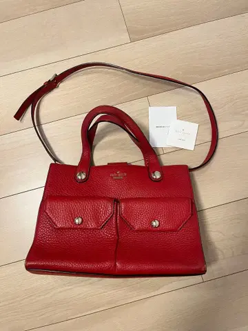 kate spade 레드 숄더백