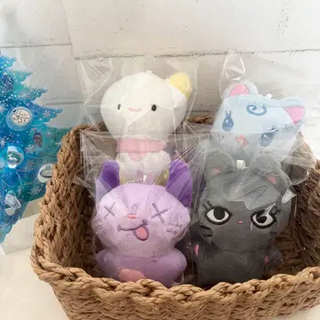 aespa 봉제 인형 키링 세트