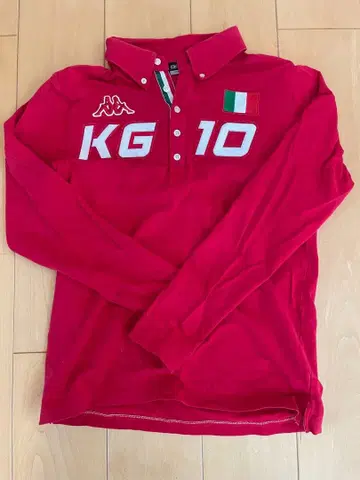 Kappa KG 10 빨간색 긴팔 셔츠 M