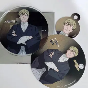 주술회전 애니메이트 카페 아크릴 코스터 젠인 나오야 3세트