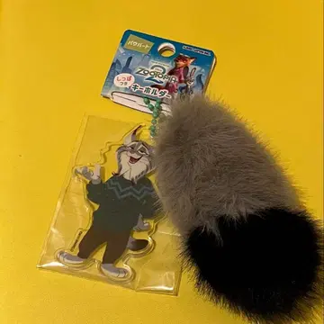 주토피아2 파우버트 꼬리 달린 키링 스트랩 야마다 료스케