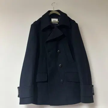 다케오 키쿠치 TAKEOKIKUCHI 4 XL 울 캐시미어 피 코트