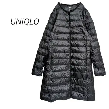 유니클로 울트라 라이트 다운 컴팩트 코트 블랙 경량 S 블랙 주머니 포함