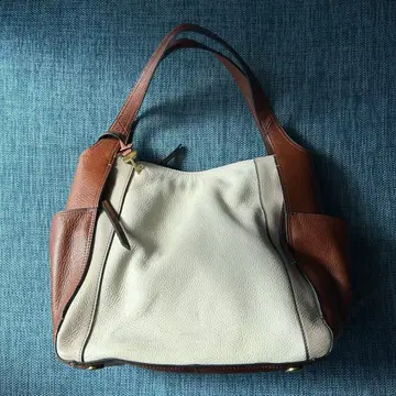 [ 하자품 ] FOSSIL 2way 숄더백 천연 가죽 트리콜