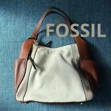 [ 하자품 ] FOSSIL 2way 숄더백 천연 가죽 트리콜