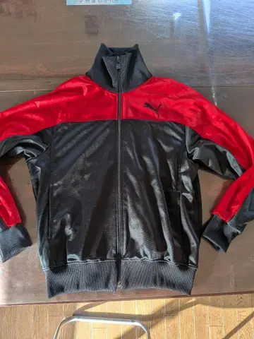 PUMA 빨검 집업 자켓