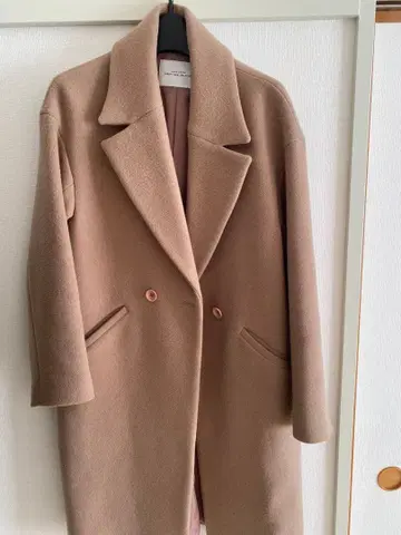 GREEN LABEL RELAXING 베이지 체스터 코트