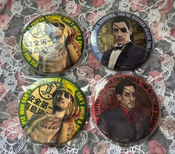 용과 같이 럭키 쿠지 마지마 고로 캔뱃지 세트