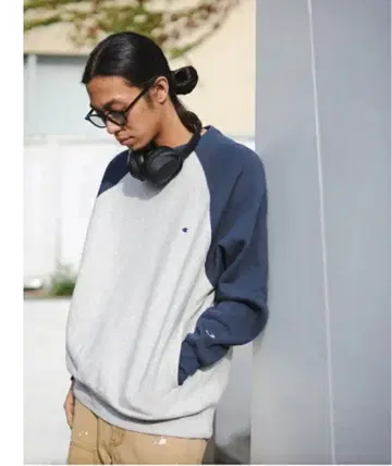 Champion x BEAMS / 별주 Raglan Sweat ssz