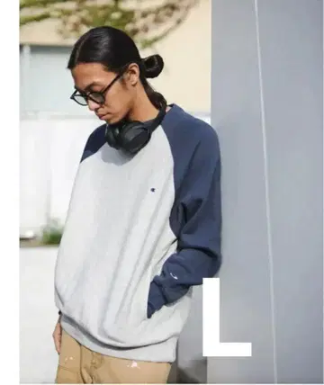 Champion x BEAMS / 별주 Raglan Sweat ssz