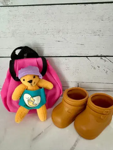 포포짱 옷 갈아입기 기성품 백팩 & 부츠