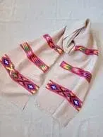 인도 크루 수제 울 머플러