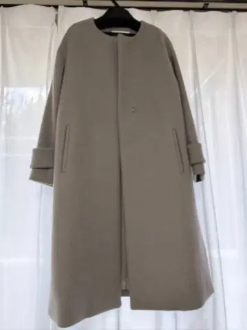 GREEN LABEL RELAXING 롱 코트 그레이 34