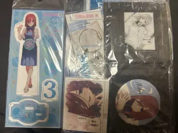 나카노 미쿠 굿즈 세트 A 아크릴 스탠드 5등분의 신부전 MAKEOVER