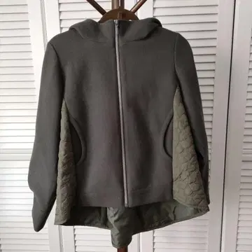 퀼팅 자켓 후드 부착