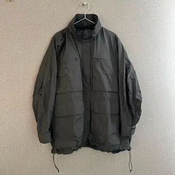 카오스 나일론 프리즘 라이트 블루종 F 자켓 그레이