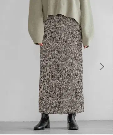 아파트바이 플리츠 이지 타이 스커트