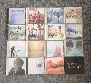 back number 싱글 앨범 묶음 판매