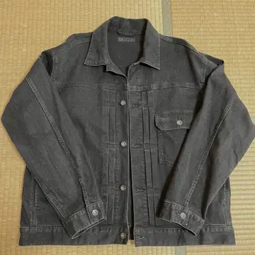 데님 자켓 블랙