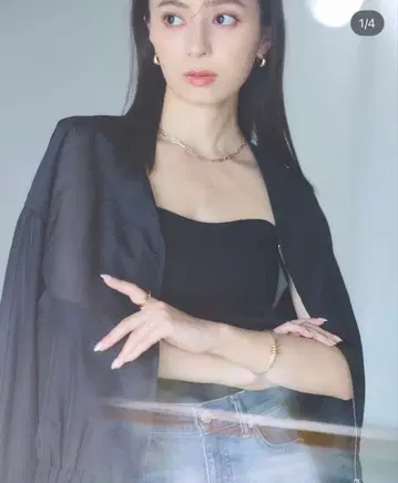 anuans 블랙 뷔스티에