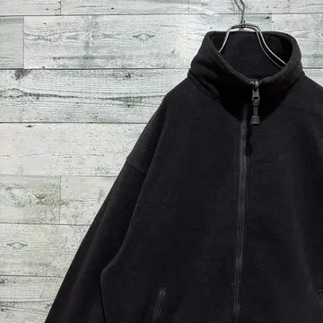 [최고 디자인] 원포인트 로고 빅 루즈 빈티지 플리스 블루종