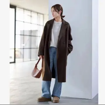 FRAMeWORK SUPER160s 더블 브레스트 코트 36