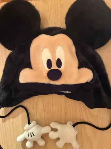 미키마우스 팬캡 블랙