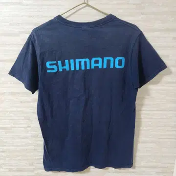 [M] SHIMANO 네이비 로고 셔츠