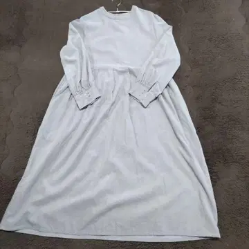 코듀로이 긴팔 원피스 면 100%