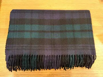 존스톤즈 대형 캐시미어 스톨 블랙워치