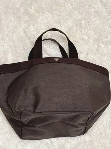 새상품급 에르베샤 펠리에 707C 코듀라 보트형 토트 M 모카 프랑스제