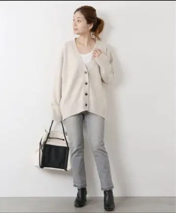 JOURNAL STANDARD 캐시미어 울 숏 가디건 (새상품급)