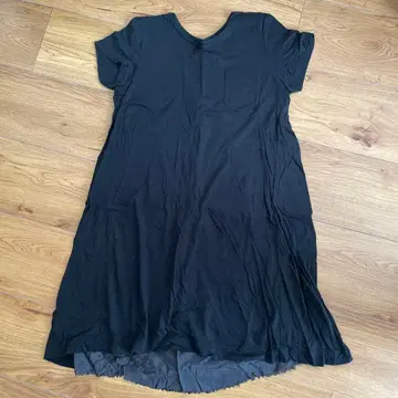 sacai 블랙 티셔츠 원피스