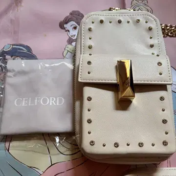 CELFORD 비쥬 스터드 멀티 숄더 화이트