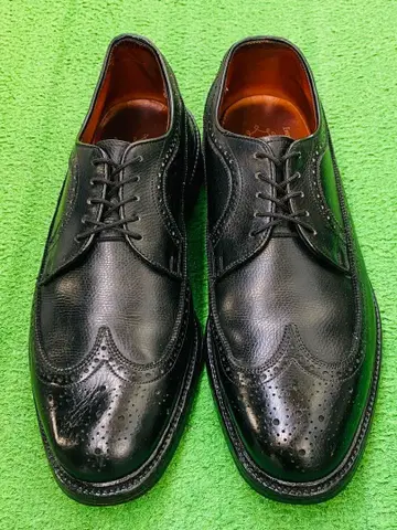 영국제 BARRIE Ltd Booters 가죽 윙팁 신발