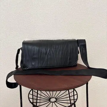 씨호스 가죽 숄더백 와플리쉬 와플