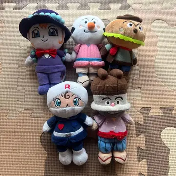 호빵맨 조연 봉제 인형 세트 판매