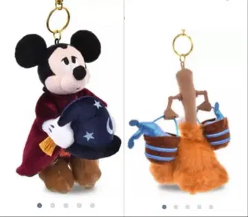 미키 판타지아 85주년 기념 빗 봉제 인형 키링