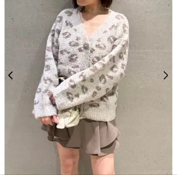 스나이델 비쥬 리본 미들 가디건