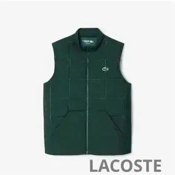LACOSTE 로고 퀼팅 베스트