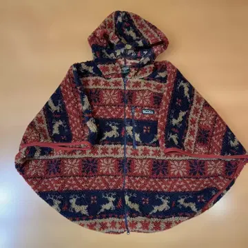 MANASTASH 마나스태쉬 플리스 보아 판초 USED 상품