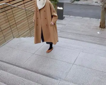 nest robe 네스트로브 노카라 코트 베이지