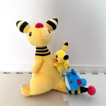 포켓몬 센터 도쿄 베이 한정판 전룡 피카츄 마릴 봉제 인형